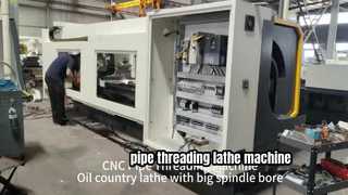 เครื่องกลึงเกลียวท่อ CNC สำหรับท่อน้ำมัน