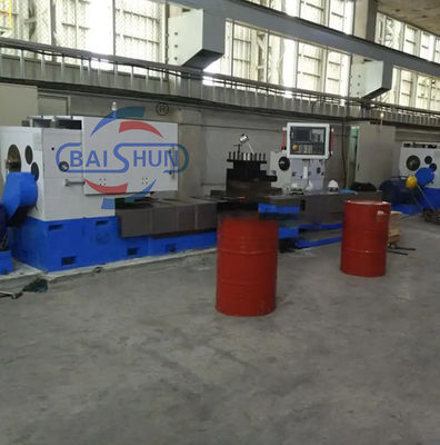 โรงงานผลิตโลหะ Roll Turning Lathe Machine หนักงานอัตโนมัติ Roller