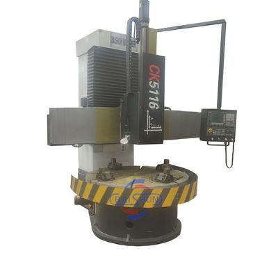 เครื่องกลึงแนวตั้ง CNC คอลัมน์เดี่ยว ความแม่นยำสูง CK5116