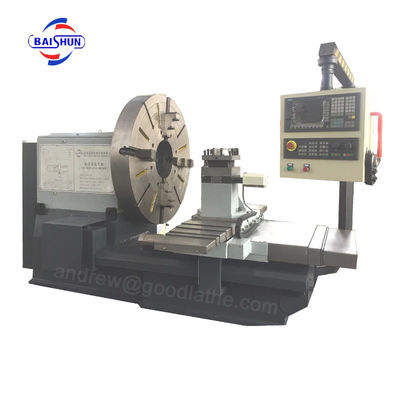 1250mm CK64125 Cnc หน้าหมุน Lathe แฟลนซ์หมุน