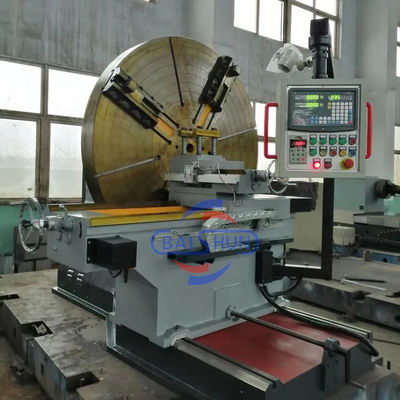 เครื่องหมุน CNC ท่าตรง การดําเนินงานง่ายหน้าหมุนสําหรับหม้อยาง