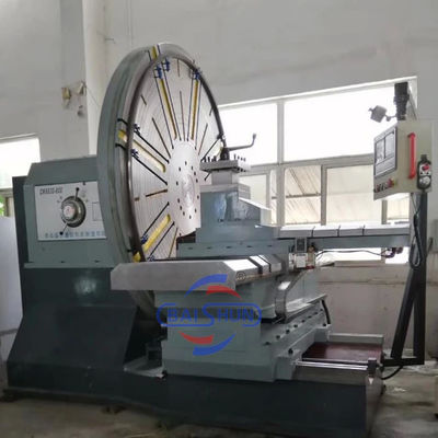 ความแม่นยําสูงโลหะหมุน Lathe หน้าแนวราบ Lathe สําหรับ flange