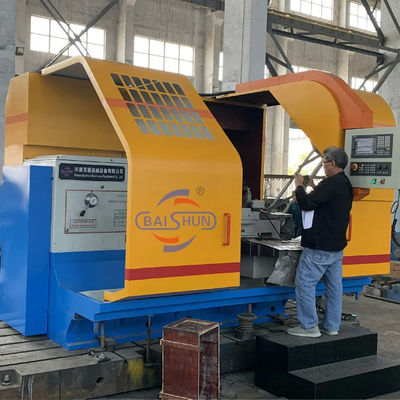 เครื่อง CNC หน้า Lathe ความแม่นยําสูง รถยนต์ล้อหมุน Lathe