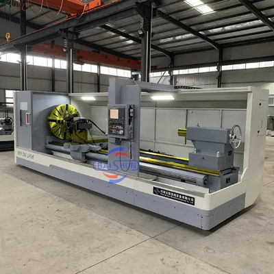 CE รับรองอุปกรณ์โรงงาน อัตโนมัติใหม่ภาระหนัก CNC Flat Bed Lathe Machine
