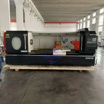 CAK6140 เครื่องหมุน CNC แบบเตียงราบแนวราบ เครื่องหมุนโลหะอัตโนมัติ