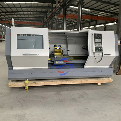 2 แกน อัตโนมัติ CNC Lathe Machine เครื่องมือ GSK เตียงเรียบ