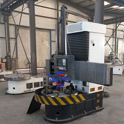 Vtl เครื่องหมุนแผ่นเบรค Cnc ยกตั้งหอคอย Lathe คอลัมน์เดียว