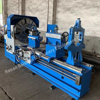 เครื่องยนต์ Gap Bed Metal Lathe เครื่องยนต์ยนต์ขนาดยาว