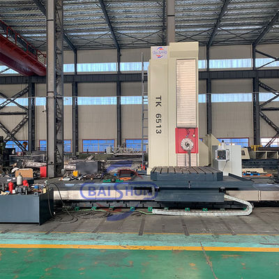 30/40 KW พลังงานของมอเตอร์ เครื่องเจาะและเจาะแนวราบ CNC สําหรับการตัดภาระหนัก