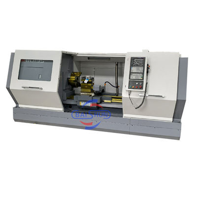 เครื่อง lathes CNC ท่ามกลาง Flat Bed CK6150 Bench Lathe สําหรับโลหะ