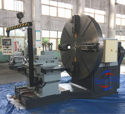 ประหยัด Flange ยางวงแหวนเผชิญหน้า Lathe อัตโนมัติพื้นชนิด Lathe เครื่องหมุน