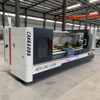 หนักงานแนวราบโลหะหมุน Lathe Cnc แบนเบดเครื่อง