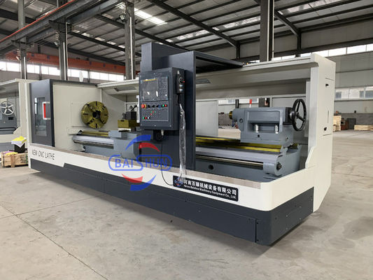 เครื่องหมุน CNC ที่ใช้งานหนัก แบบเตียงเรียบ 4/6m/min รวมด้วย X/Z Rapid Traverse