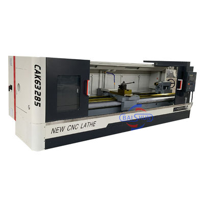 150 มิลลิเมตร Tail Stock Center Travel Heavy Duty Machining Capacity Flat Bed CNC Lathe Machine เครื่องจักรกลหมุน CNC