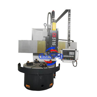 เครื่องหมุนตั้งตั้ง CNC แบบสากลลําดับคอลัมน์เดียว