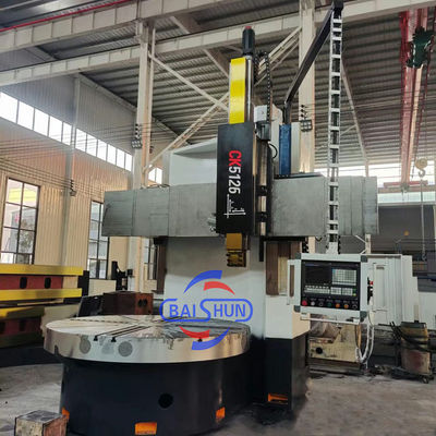 CE อนุมัติ CK5126 ความแข็งแรงสูง cnc คอลัมน์เดียว