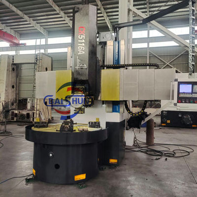 อุปกรณ์หมุนตั้ง Cnc Lathe สปินด์ขนาดใหญ่เจาะ Cnc Lathe Machine สําหรับโลหะ