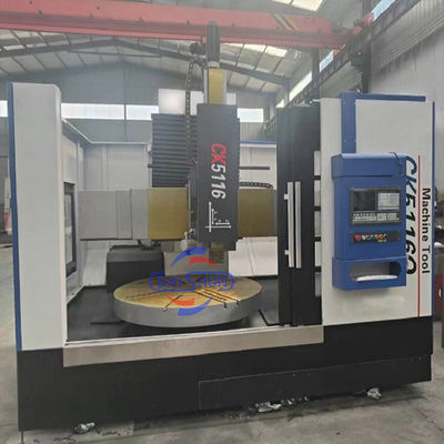 เครื่องจักร CNC Lathe ราคา คอลัมน์เดียว อัตโนมัติตั้งหันศูนย์กลางที่มีปกป้อง