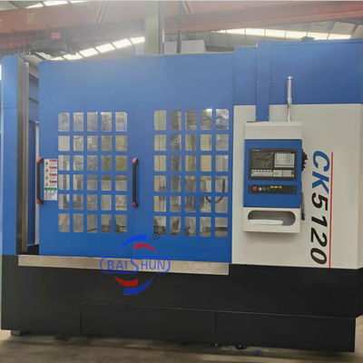 เครื่องหมุน Cnc แบบตั้งแถวเดียวที่มีความละเอียดสูง การตัดโลหะเหล็กเหล็ก