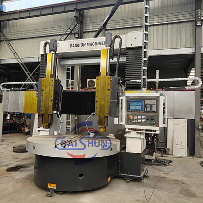 Twin Spindle CNC Vertical Lathe Machine สําหรับส่วนของกระปุกและกระปุก