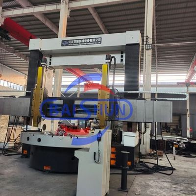 เครื่องหมุนตั้ง CNC สําหรับการประมวลผลโลหะด้วยการควบคุม PLC และจอสัมผัส