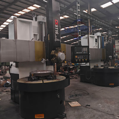 CK5117 CNC คอลัมน์เดียวเครื่องกลึงแนวตั้งเหล็กหล่อเครื่องตัดโลหะ