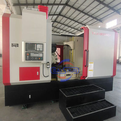 สี่แกนความเร็วสูง อัตโนมัติ CNC Gear hobbing เครื่องด้วยครอบครบ