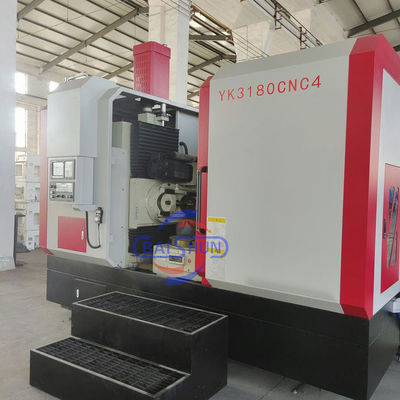 YK3180G 10 โมดูล CNC เครื่องบดเกียร์ตั้งสําหรับตัดเกียร์โลหะ