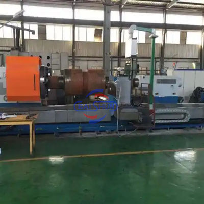 5m ท่ามกลาง ขุดใหญ่ Lathe CNC รอลล์หมุน Lathe เครื่องจักรกลการแปรรูปม้วน