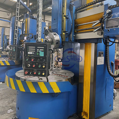 เครื่องกลึงป้อมปืนแนวตั้ง 1600 มม. กลึง VTL สำหรับการตัดเฉือนหน้าแปลนและแบริ่ง