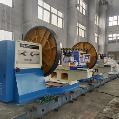 โปรโมชั่นแบบพื้นแนวราบ แบบฟลานจ์หมุน lathes สําหรับยาง mold ฟรีการติดตั้ง