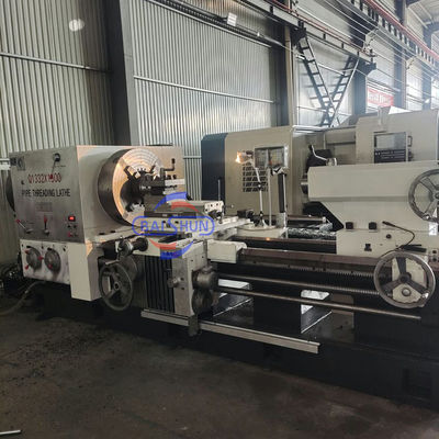 ขายร้อนใหม่ภาระหนัก QK1332 โลหะ Cnc ท่อ threading เครื่องหมุนสําหรับการแปรรูปท่อ