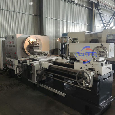 ความละเอียดสูง Double Chuck Long Pipe QK1319 เครื่องหมุนหมุนหลอด CNC ขนาดใหญ่