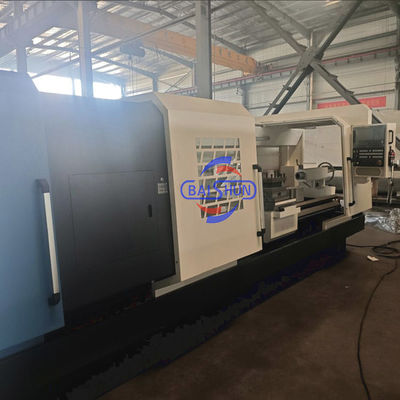 QK1332 เครื่องตัดเส้นใยอัตโนมัติ CNC Lathe Pipe Threading Machine สําหรับท่อน้ํามัน