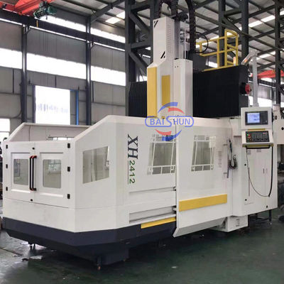 แบบ Gantry ศูนย์แปรรูป CNC Hihg ความแม่นยําและประสิทธิภาพ เครื่องบด CNC