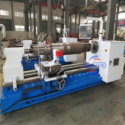 อัตโนมัติขนาดใหญ่กระแสม้วน Notching CNC Roll Grooving เครื่องหมาย
