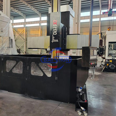 เครื่องหมุนหมุนหินหนัก CK5117 VTL CNC เครื่องหมุนหินตั้งเสาเดียว