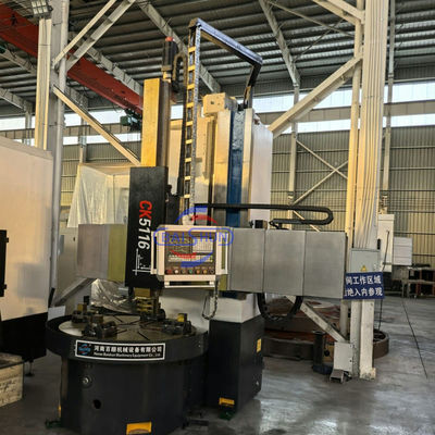 ผู้ผลิต จําหน่าย VTL งานหนัก CK5116A ความแม่นยําสูง 2 แกนตั้ง CNC เครื่องหมุน
