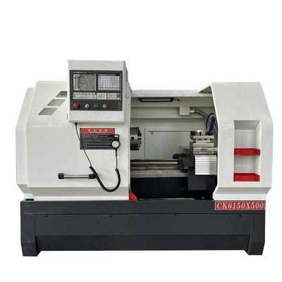 เครื่องกลึง CNC แนวนอน แกว่ง 500 มม. 1500 รอบต่อนาที แบบเตียงนอน