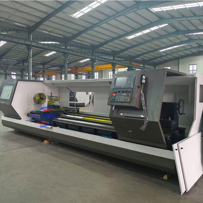 เครื่องหมุนขนาดใหญ่ CNC เครื่องหมุน CK6150 เครื่องหมุนเตียงราบ