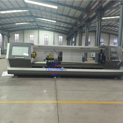 เครื่องกลึง CNC แนวนอนชนิดแบนสำหรับงานโลหะหนัก