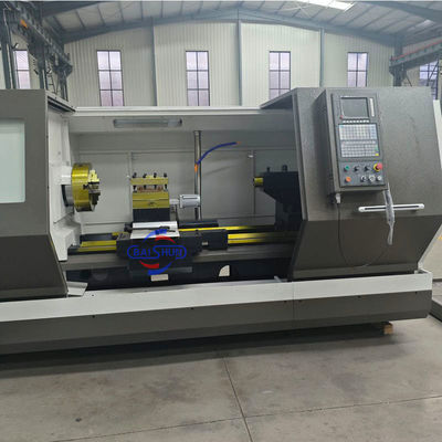 เครื่องกลึง CNC แบบเตียงราบ ขนาดสวิง 500 มม. ชิ้นงานยาว 1500 มม. มอเตอร์ 7.5kW