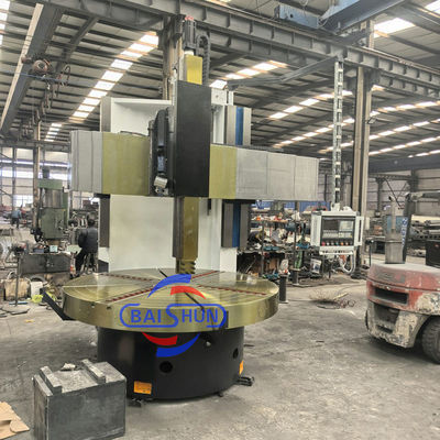 เครื่องกลึงแนวตั้ง CNC ของ Fanuc ที่มีความสูงตัด 1600 มม. และเส้นผ่านศูนย์กลางการหมุนสูงสุด 2500 มม.