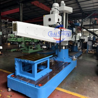 Z3080 Hydraulic Radial Drilling Machine with 80mm Max Drilling Diameter 450mm Spindle Travel and 360° Radial Rotation Angle