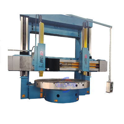 เครื่องหมุนงานโลหะงานหนัก Ck5240 CNC เครื่องหมุนตั้ง 2 คอลัมน์ VTL
