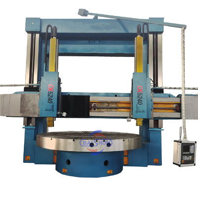 2 แกน เครื่องมือการแปรรูปโลหะ CNC คอลัมน์คู่ตั้ง Lathe กว้าง