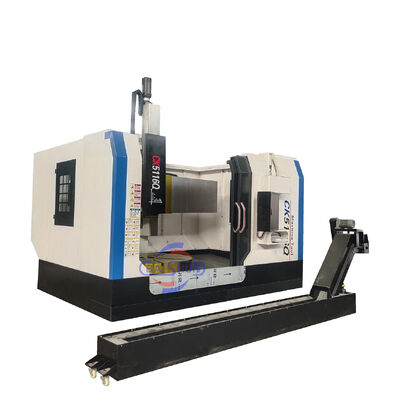 ความแม่นยําสูง Ck5116 คอลัมน์เดียว Vtl CNC สูง Lathe วาล์วหมุน