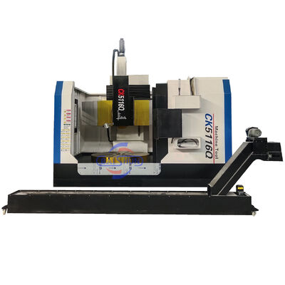 Ck5116 CNC ความแม่นยําสูง คอลัมน์เดี่ยวตั้ง Lathe Flange การหมุน Lathe