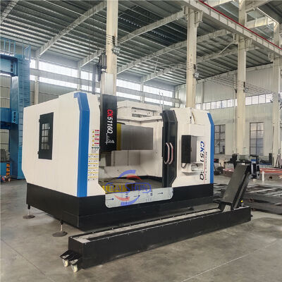จําหน่ายโรงงาน คอลัมน์เดียว VTL CNC ยืนยันหมุน Lathe ความละเอียดสูง