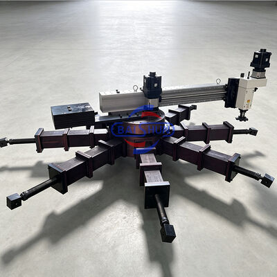 เครื่องหมุน Flange Portable Lathe Ra1.6 ด้านผิว 0.03 มิลลิเมตร ความราบเรียบ การแปรรูปในสถานที่